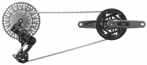 Groupset GX Eagle AXS Transmission Bosch, black, 160mm