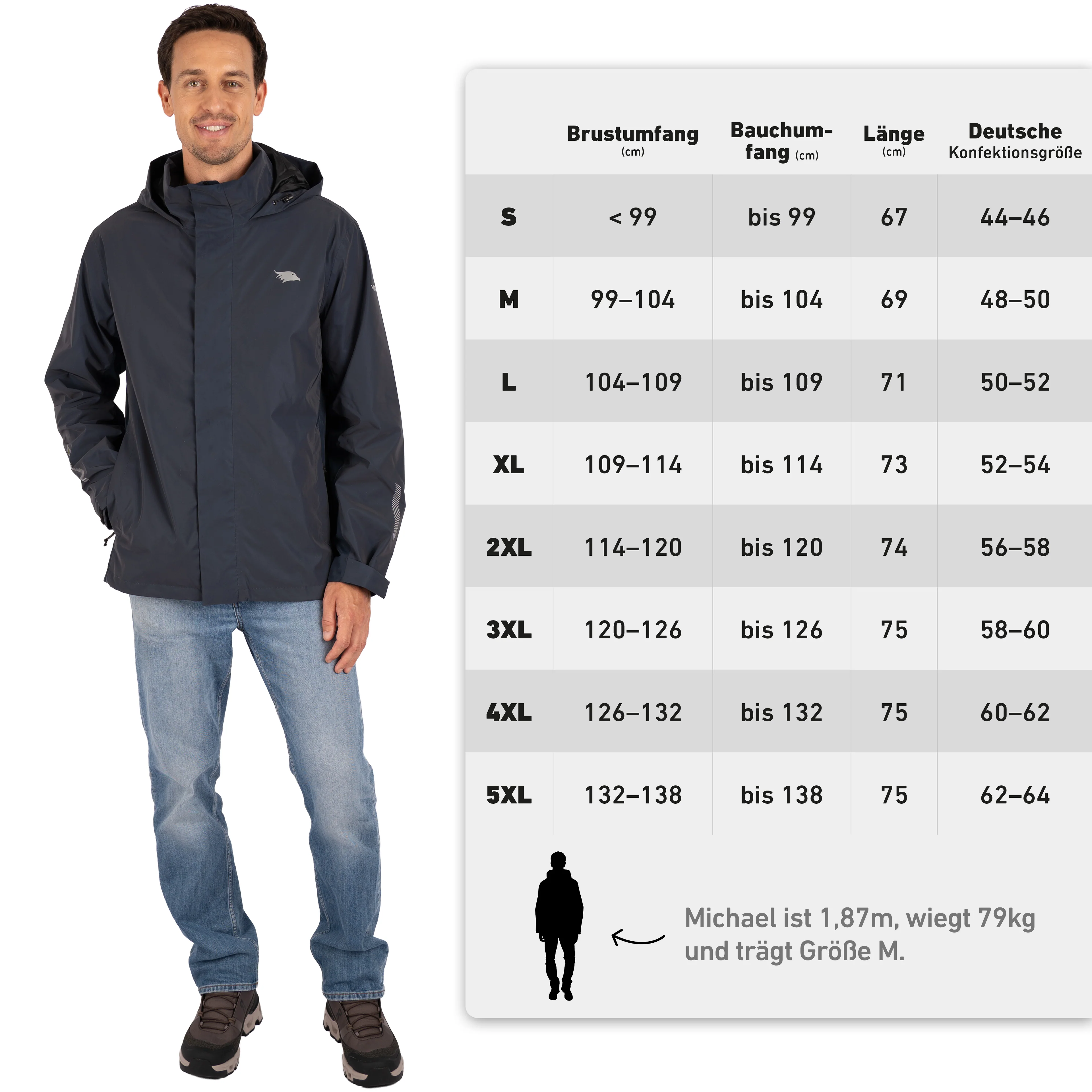 3in1 Smart Jacke Herren – Bild 8