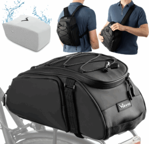 Trunk Bag - Aufliegende Gepäckträgertasche mit Rucksackfunktion