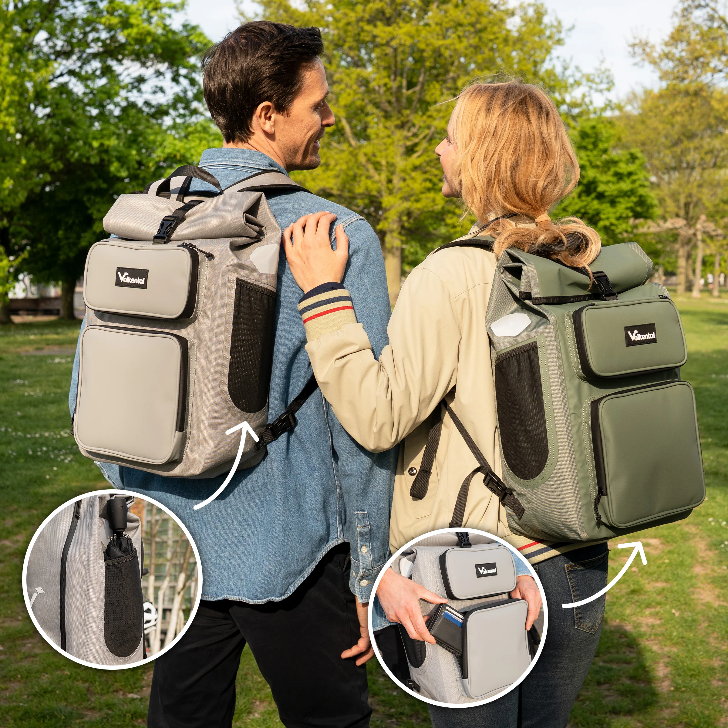 UrbanX 2.0 - Fahrradtasche & Rucksack kombiniert / Reflectierend – Bild 2