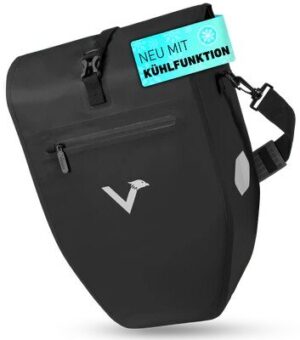 ValkBasic Plus - grosse & wasserdichte Gepäckträgertasche mit Kühlfunktion